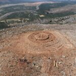 Griechisches Ministerium für Kultur: Monumentales Rundbauwerk auf dem Papoura-Hügel in Kastelli, Kreta, entdeckt