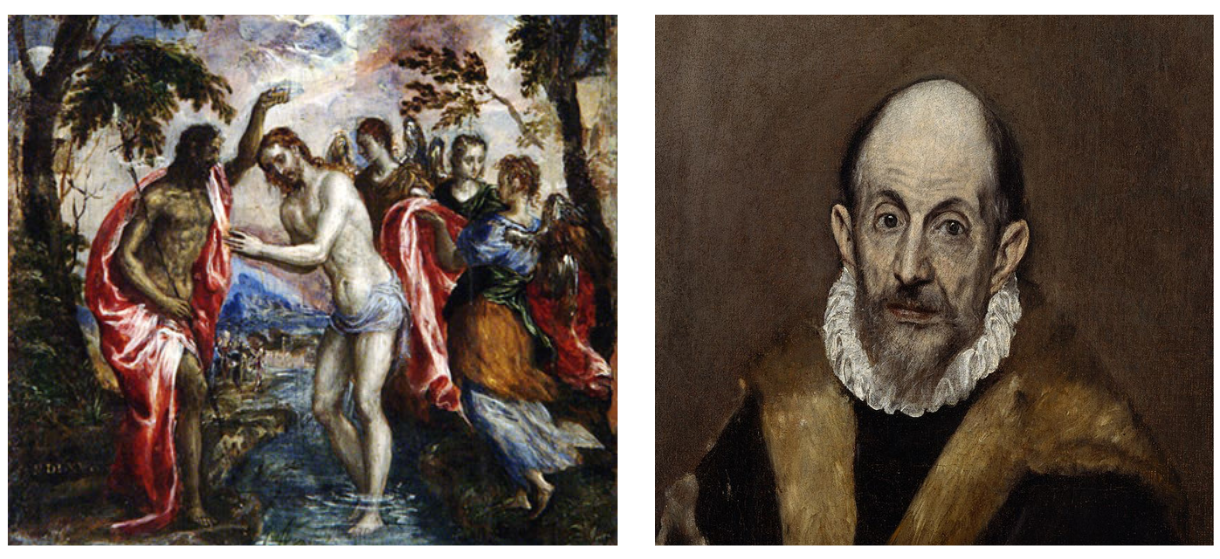 Die Taufe Christi im Werk von El Greco